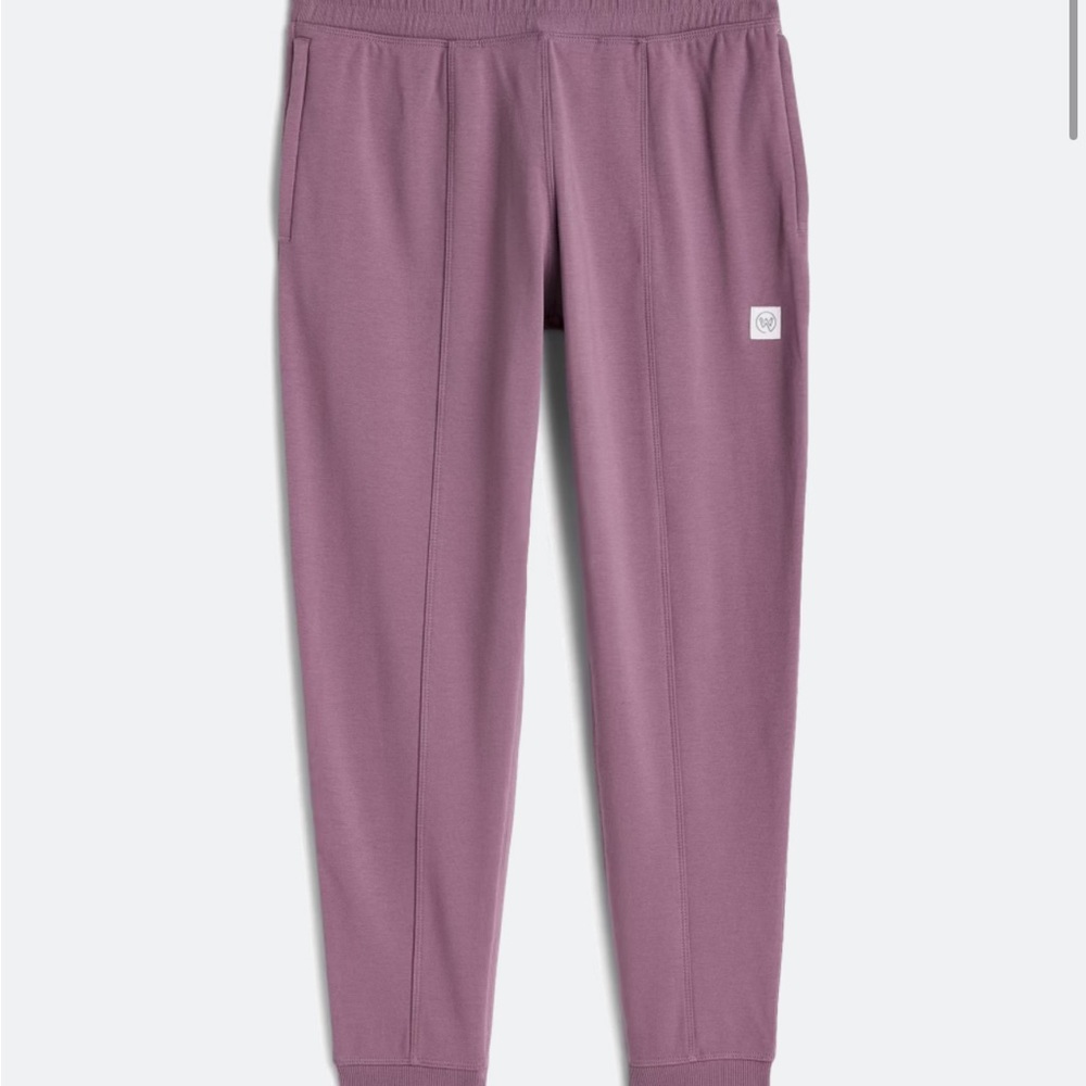 We Wander Lily Mid Rise Skinny Fleece Jogger Pants